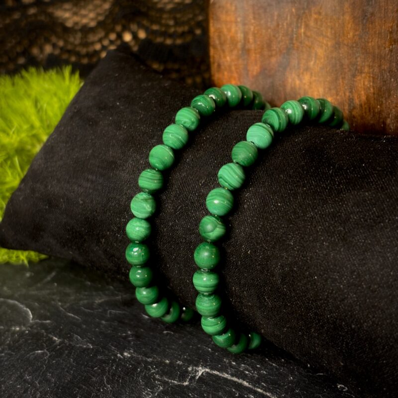 Bracelet en perles de Malachite